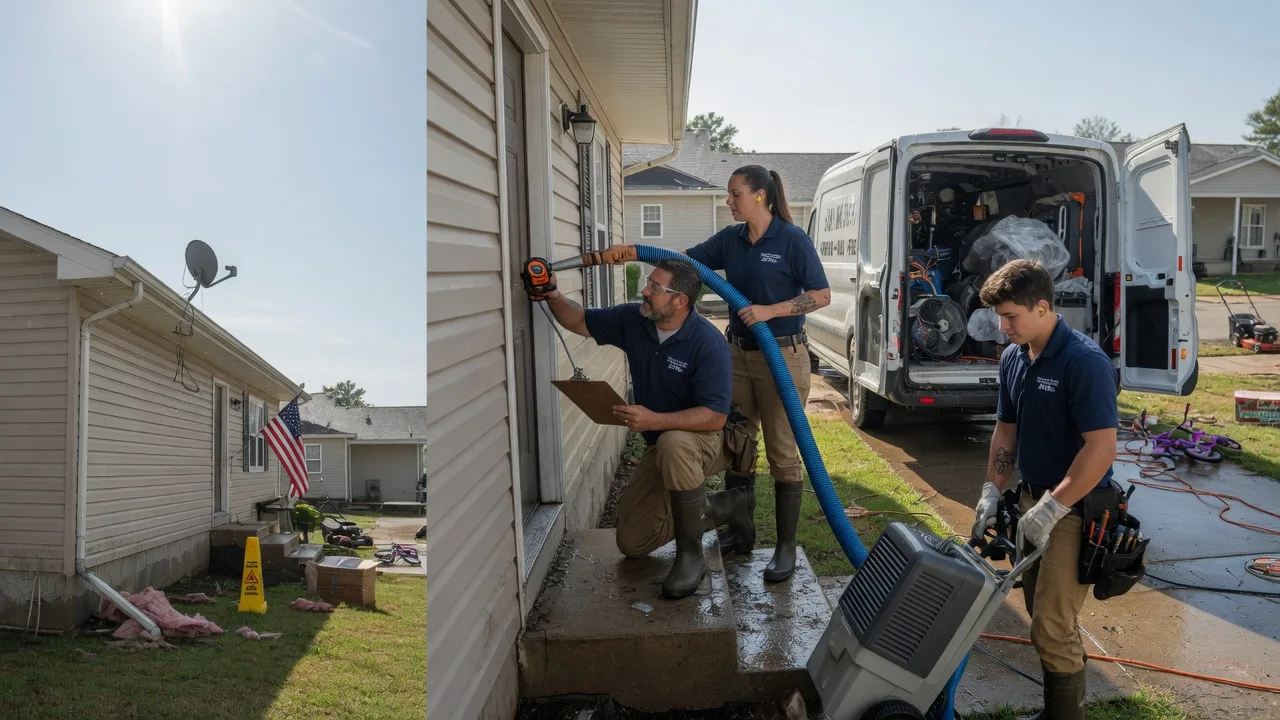Ceiling Water Damage Restoration in Mankato, MN near me